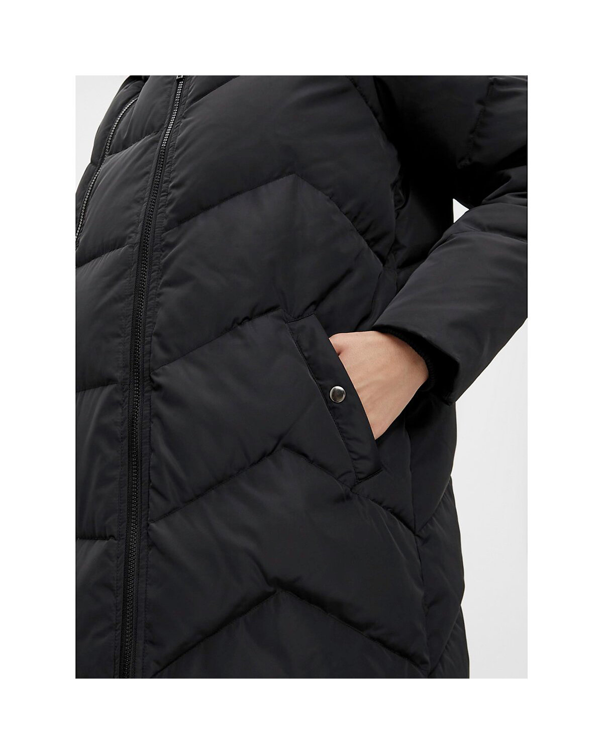 Umstands-Daunenmantel Sicilia 2in1 mit Fake Fur aus recyceltem Polyester