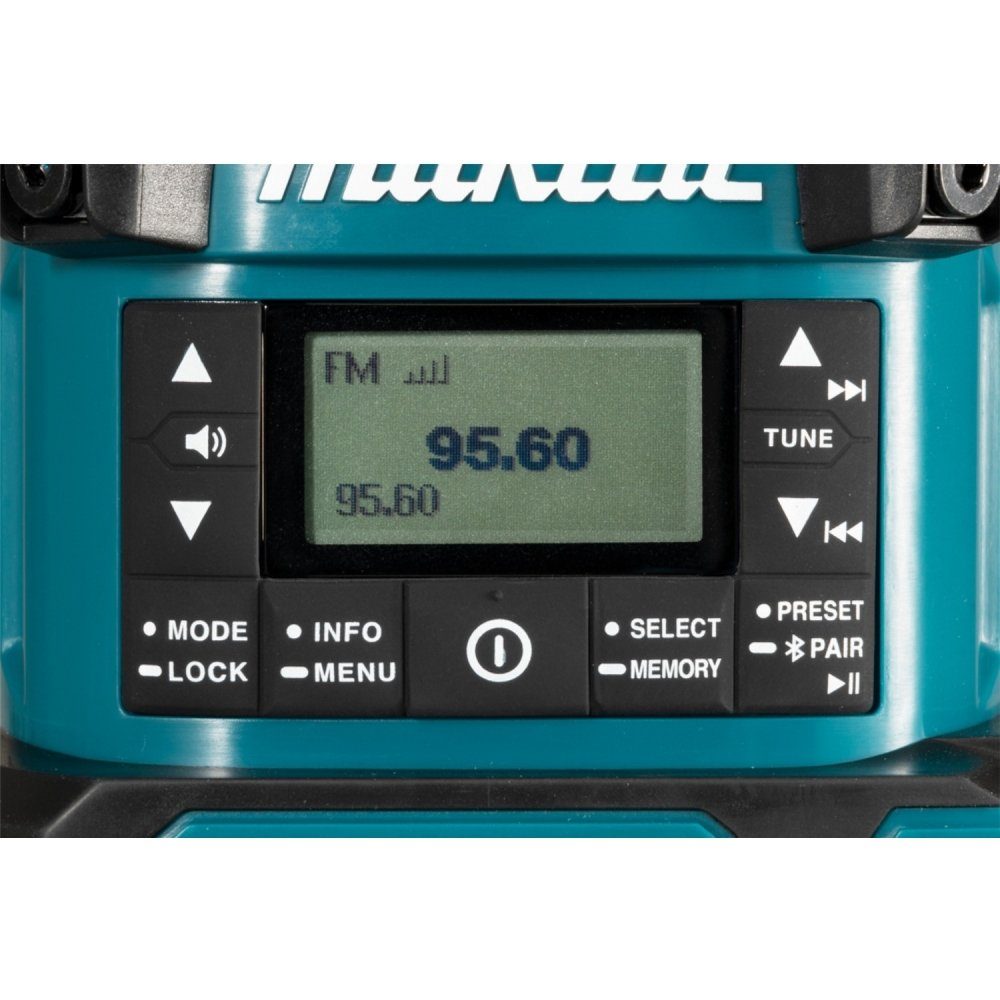 Makita MR009GZ - Akku-Laternenradio - blau/schwarz Baustellenradio