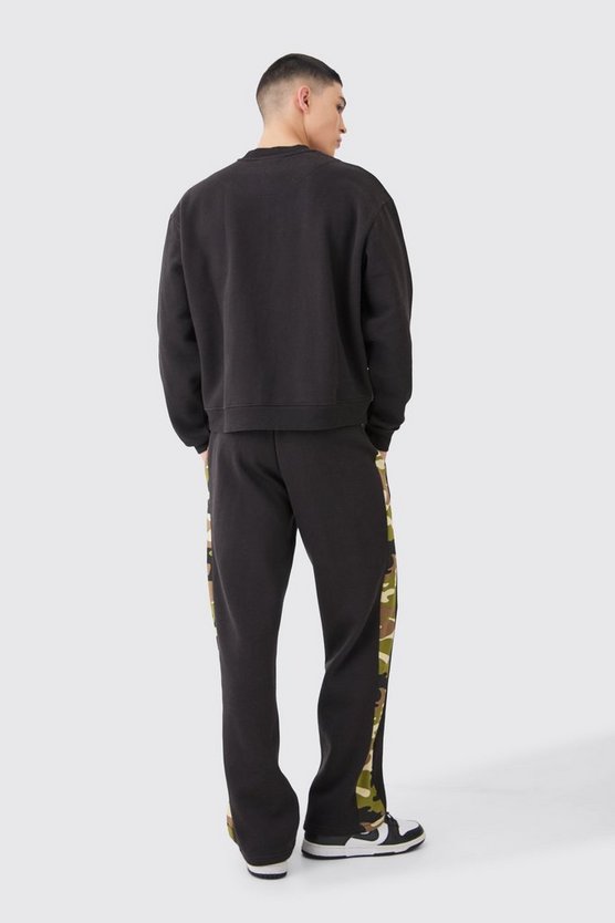 Kastiger Oversize Camouflage Trainingsanzug