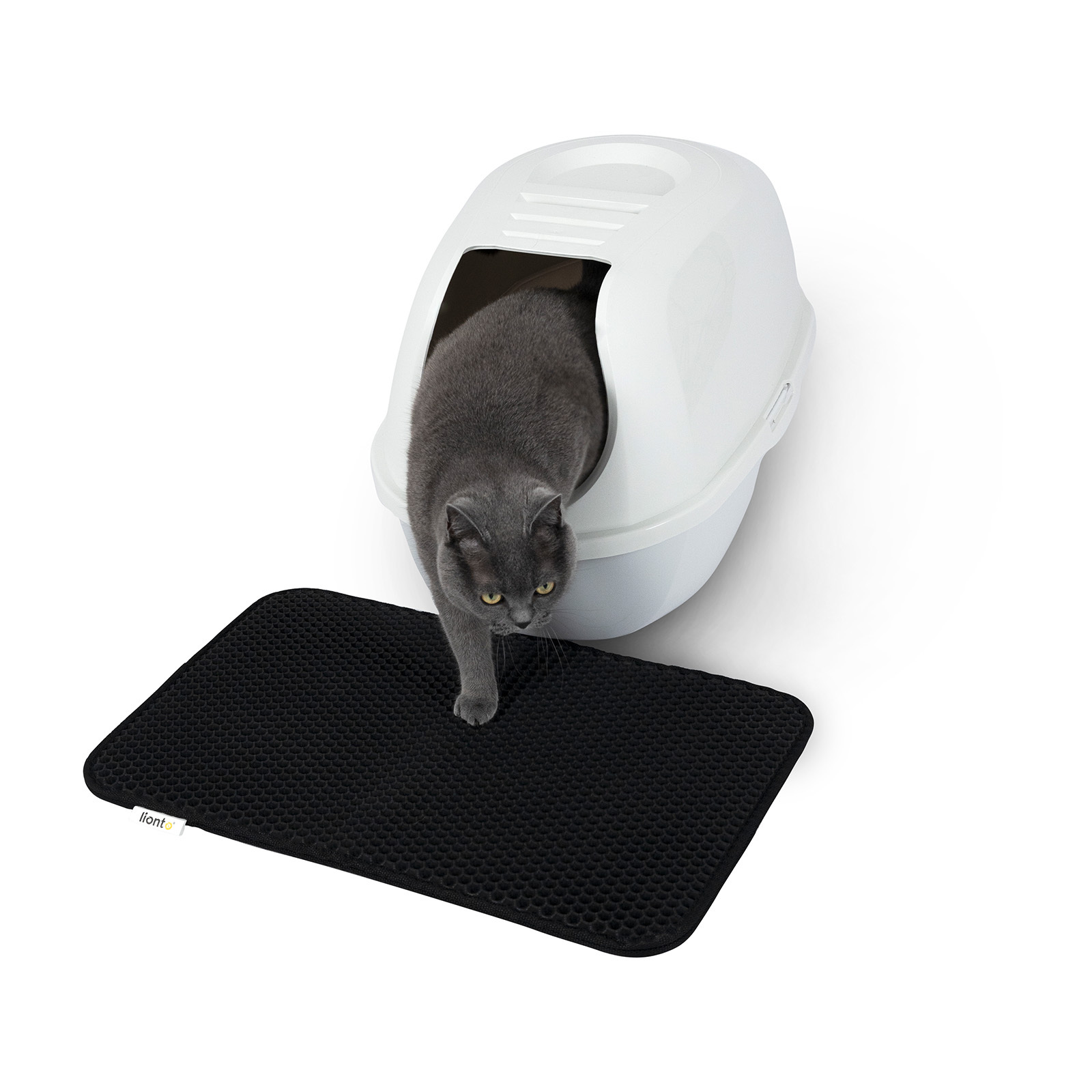 Lionto Toilettenzubehör Lionto doppellagige Katzenstreu-Matte S
