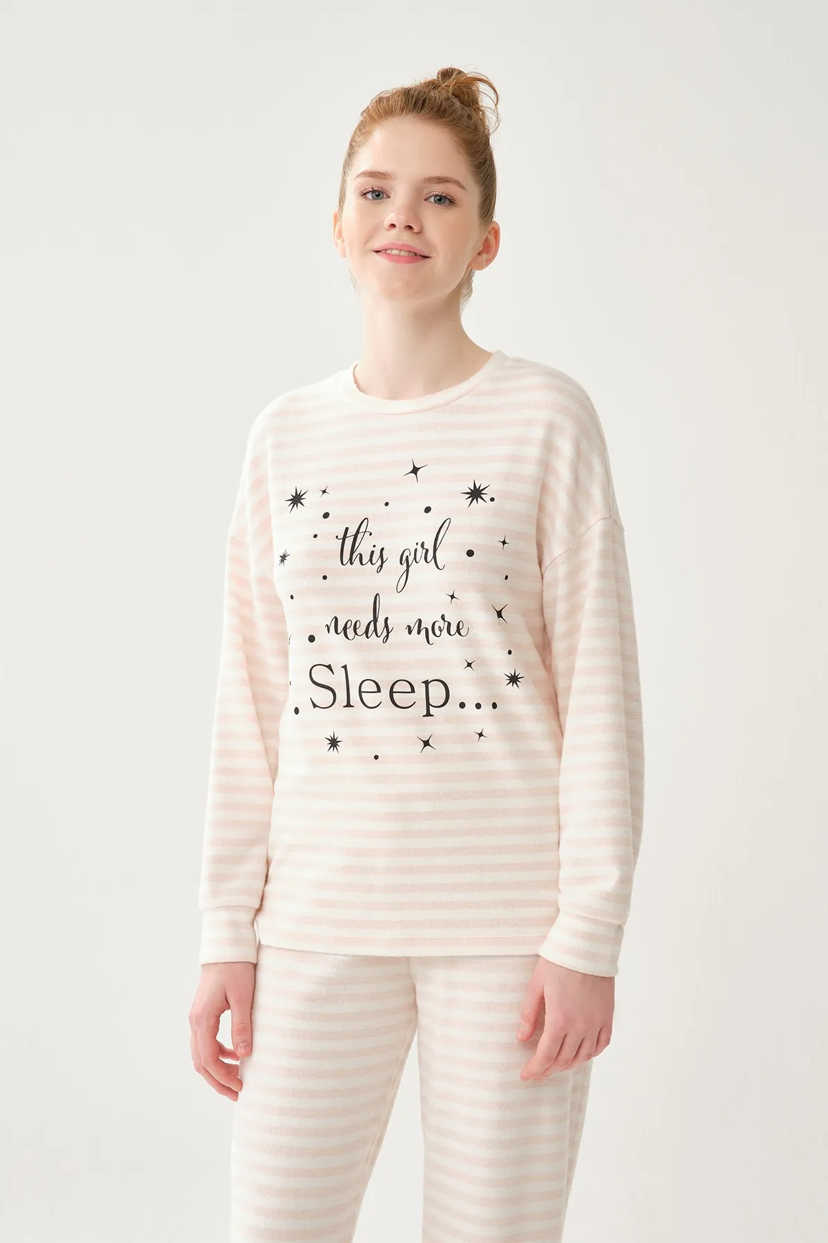 Dagi  Ecru-Pyjama-Oberteil