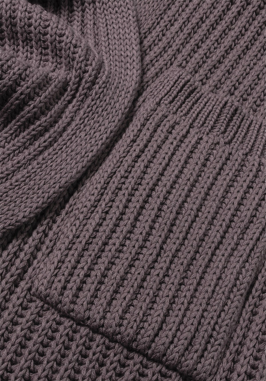 Strickmantel aus Bio-Baumwolle und Bio-Merinowolle