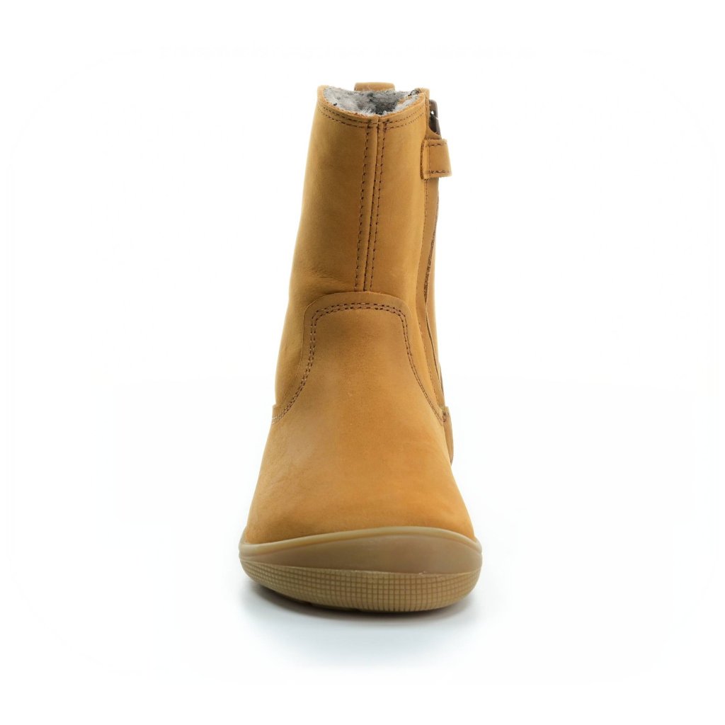 Koel4kids Eleanor TEX Wool Cognac 07T020.207-550 mit Wolle gefütterte Barfußhalbstiefel