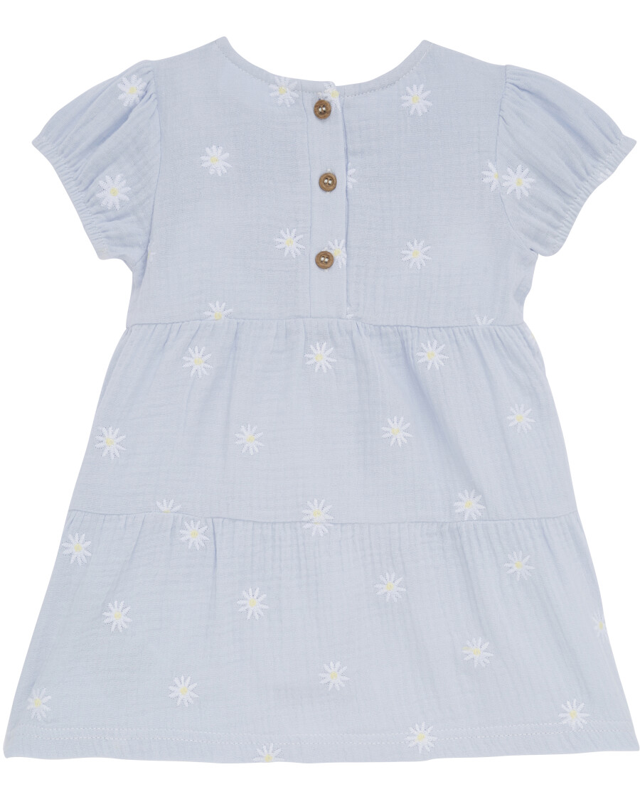 Musselin-Kleid Blumen