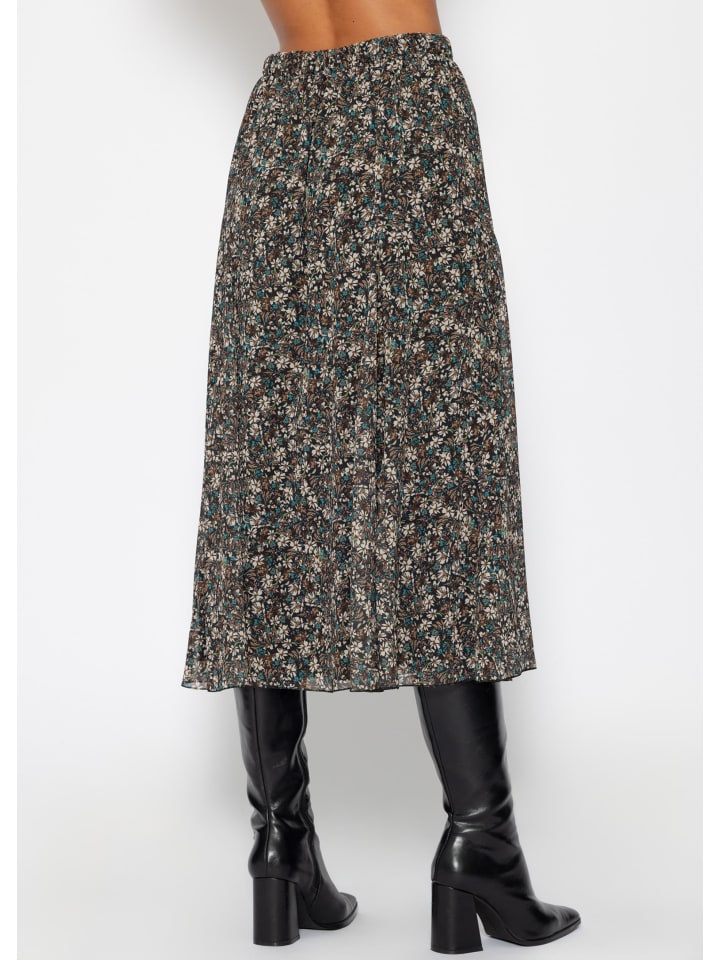 SASSYCLASSY Chiffon Rock in Braun günstig kaufen