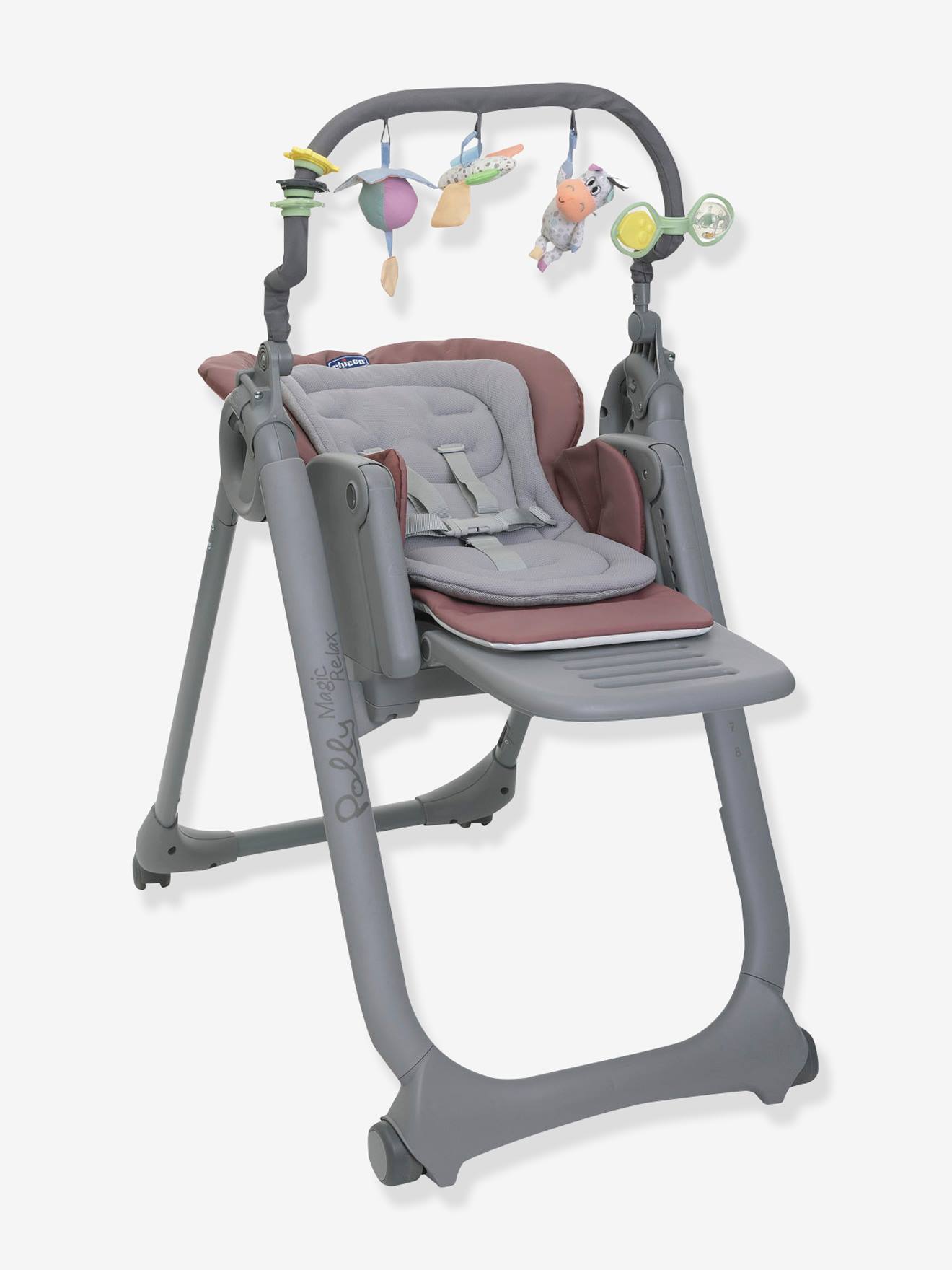 Chaise haute évolutive CHICCO Polly Magic Relax cocoa
