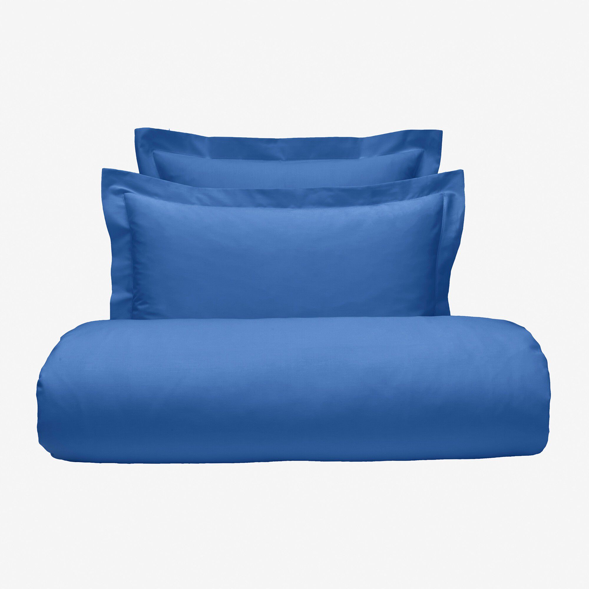 Linge de lit uni polyester-coton Colombine