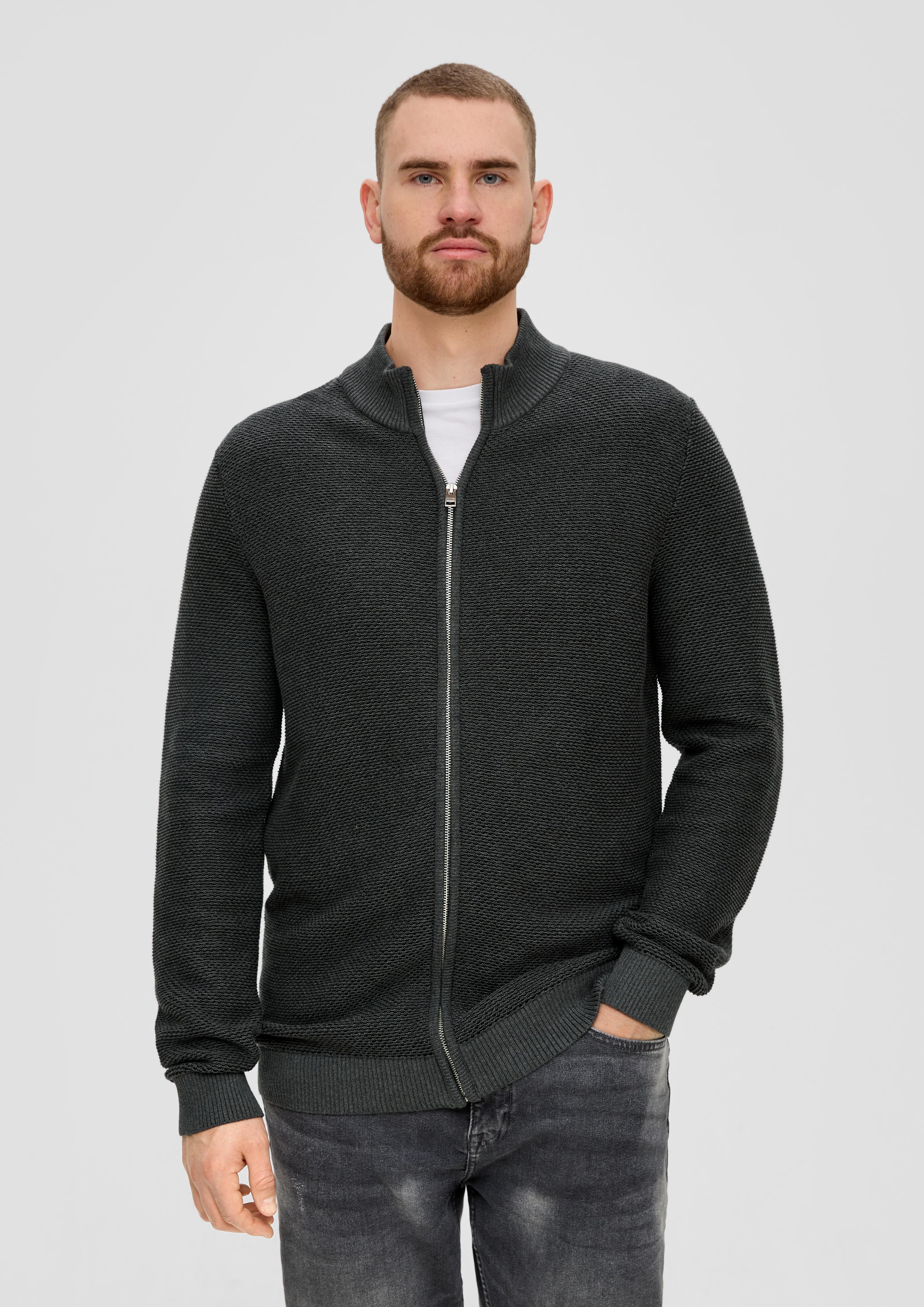 Strickjacke mit Musterstruktur  2143380-98W4