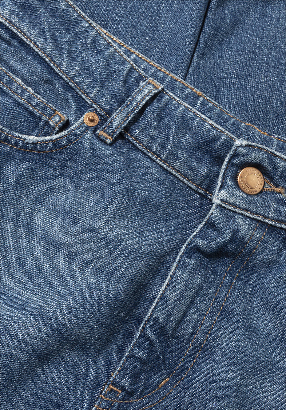 Coreva™ Jeans BEA High Rise Straight Cropped aus Bio-Denim