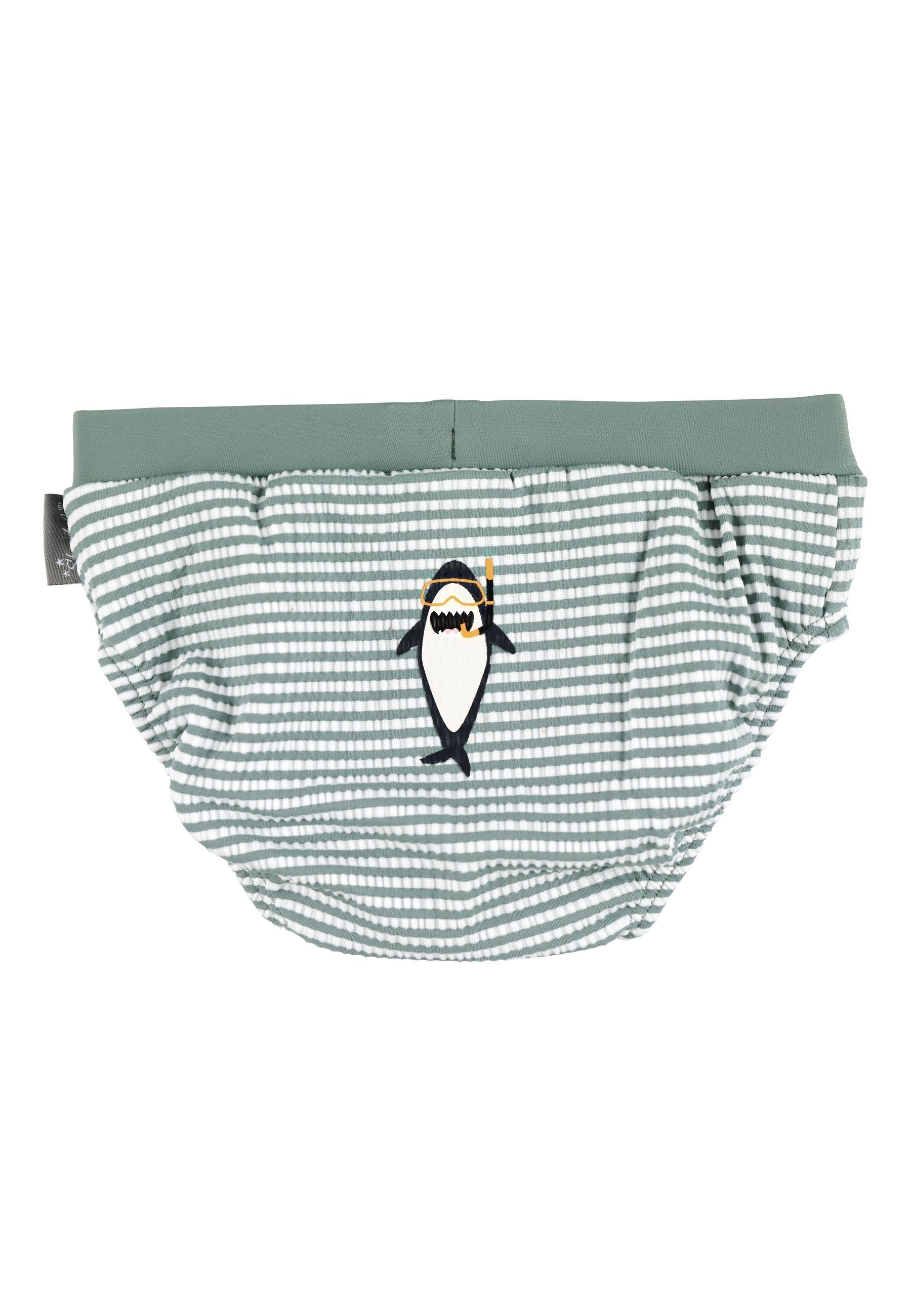 Sterntaler® Badehose Badehose Hai (1-St., Baby Schwimmshorts mit Windelfutter, Badeshorts Kinder) Baby Badehose mit Kordel zur Weitenregulierung, Badepants