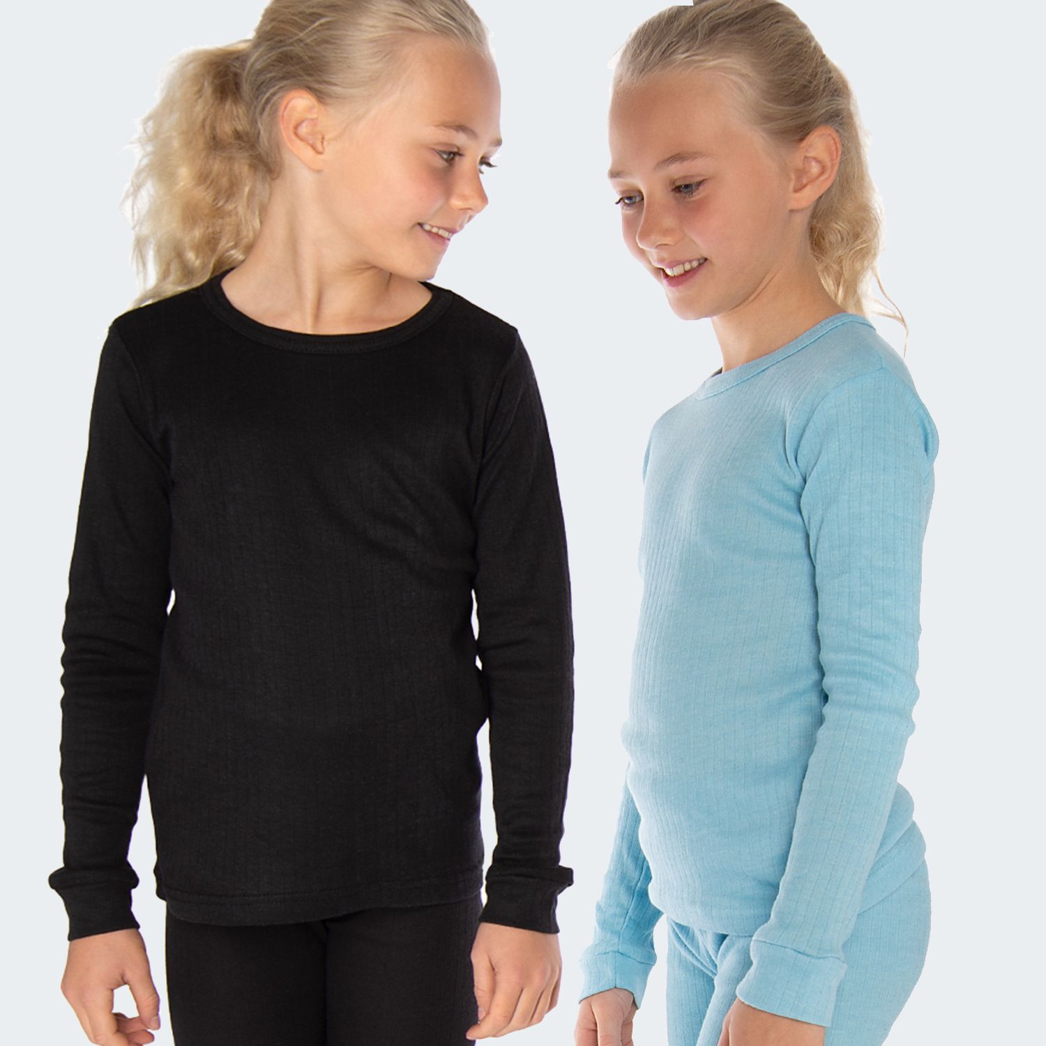 Black Snake Cuddle Blau/Schwarz 2-Pack Kinder Thermoshirt
