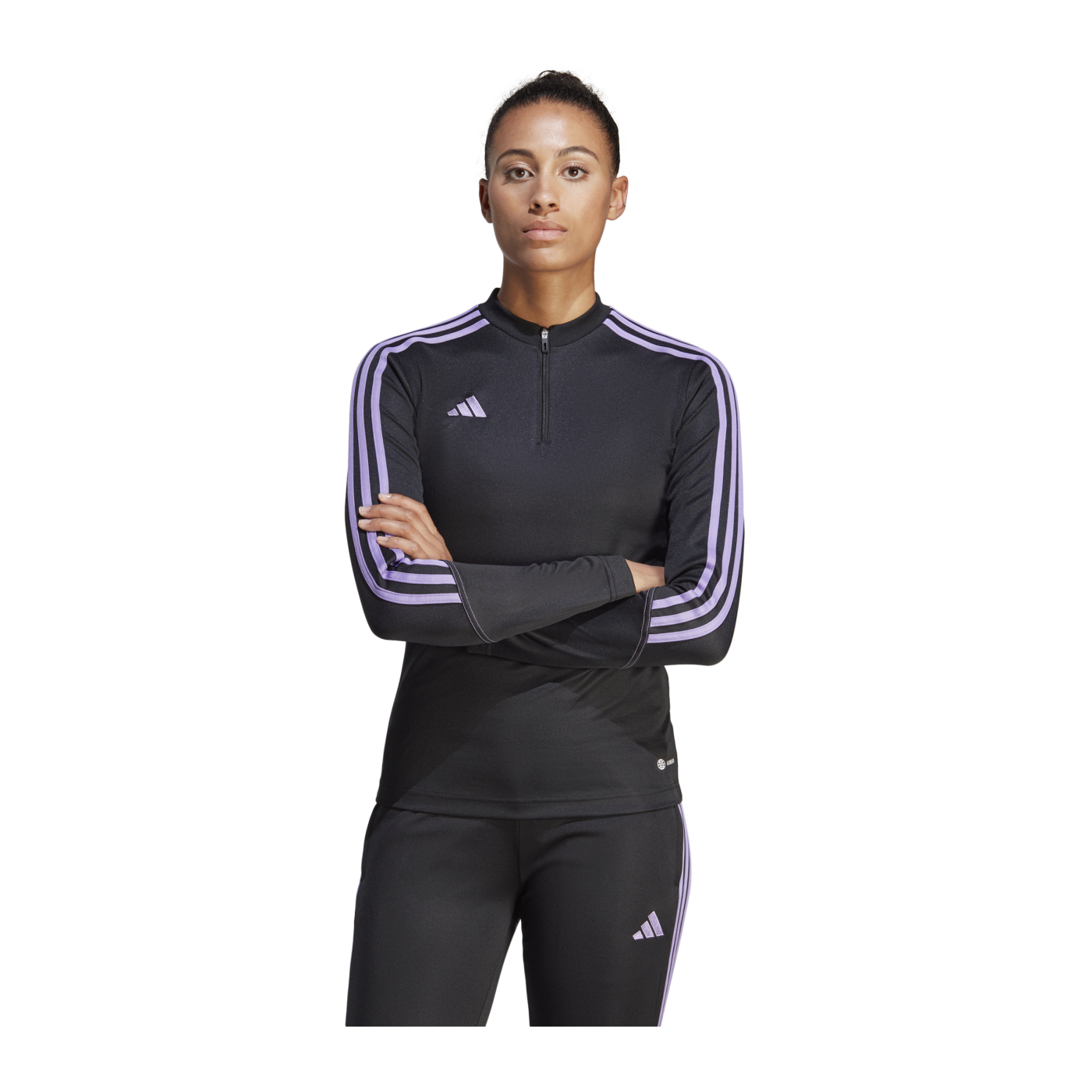 adidas Tiro 23 Club Track Top Damen Schwarz Lila