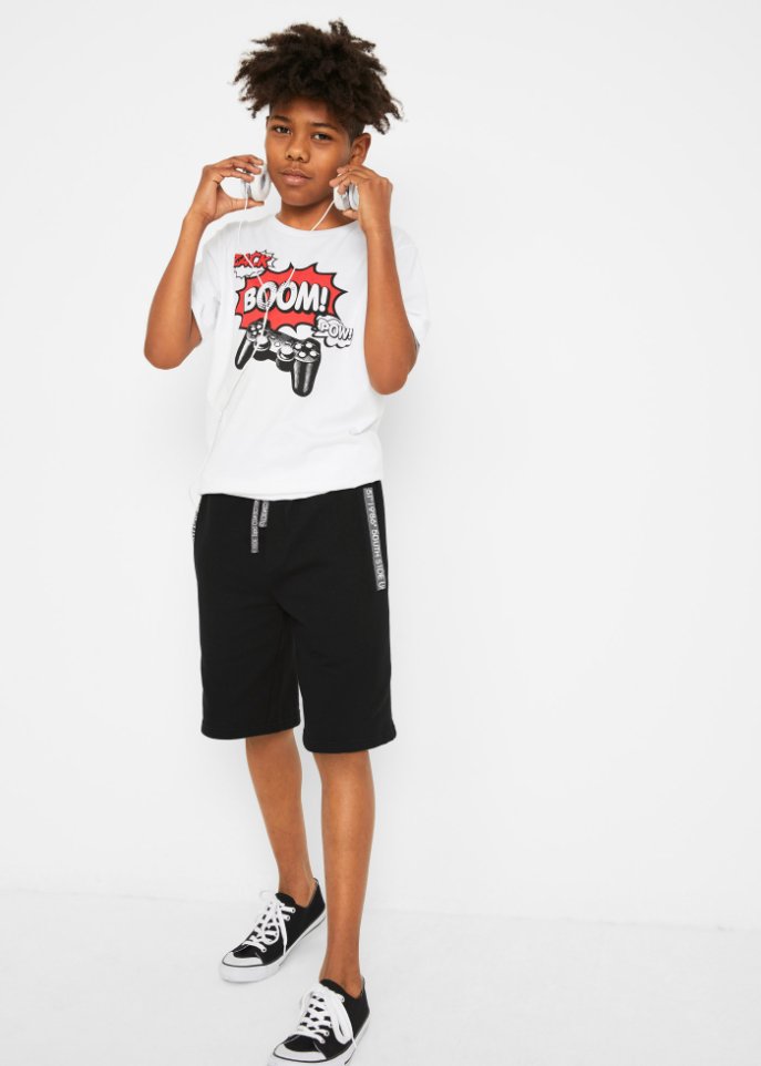 Jungen Sweat-Bermuda mit Taschen