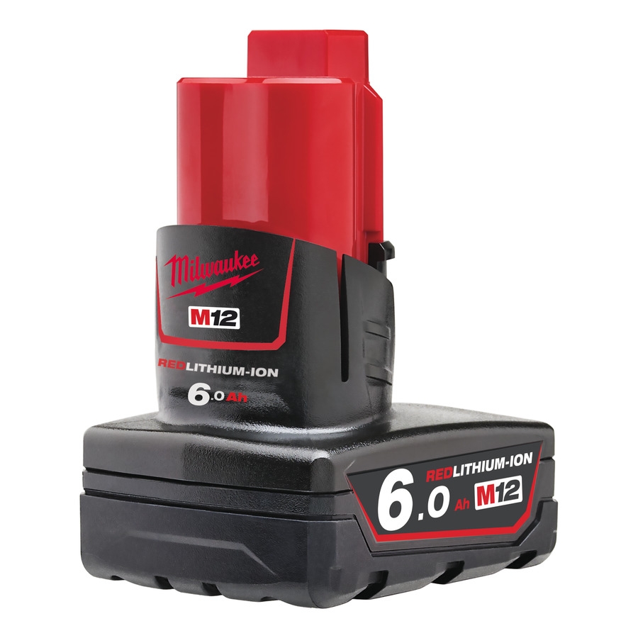 Príslušenstvo Milwaukee 4932451395 M12 B6 Akumulátor M12 12V 6,0Ah červený Li-Ion