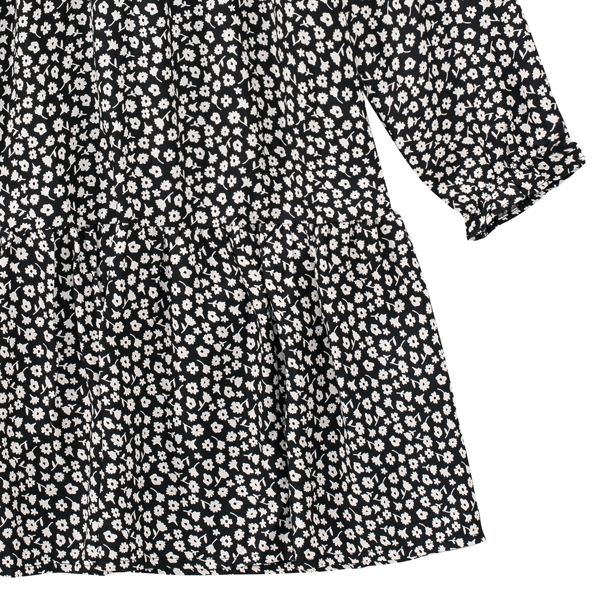 Mädchen Kleid mit Blümchen-Allover