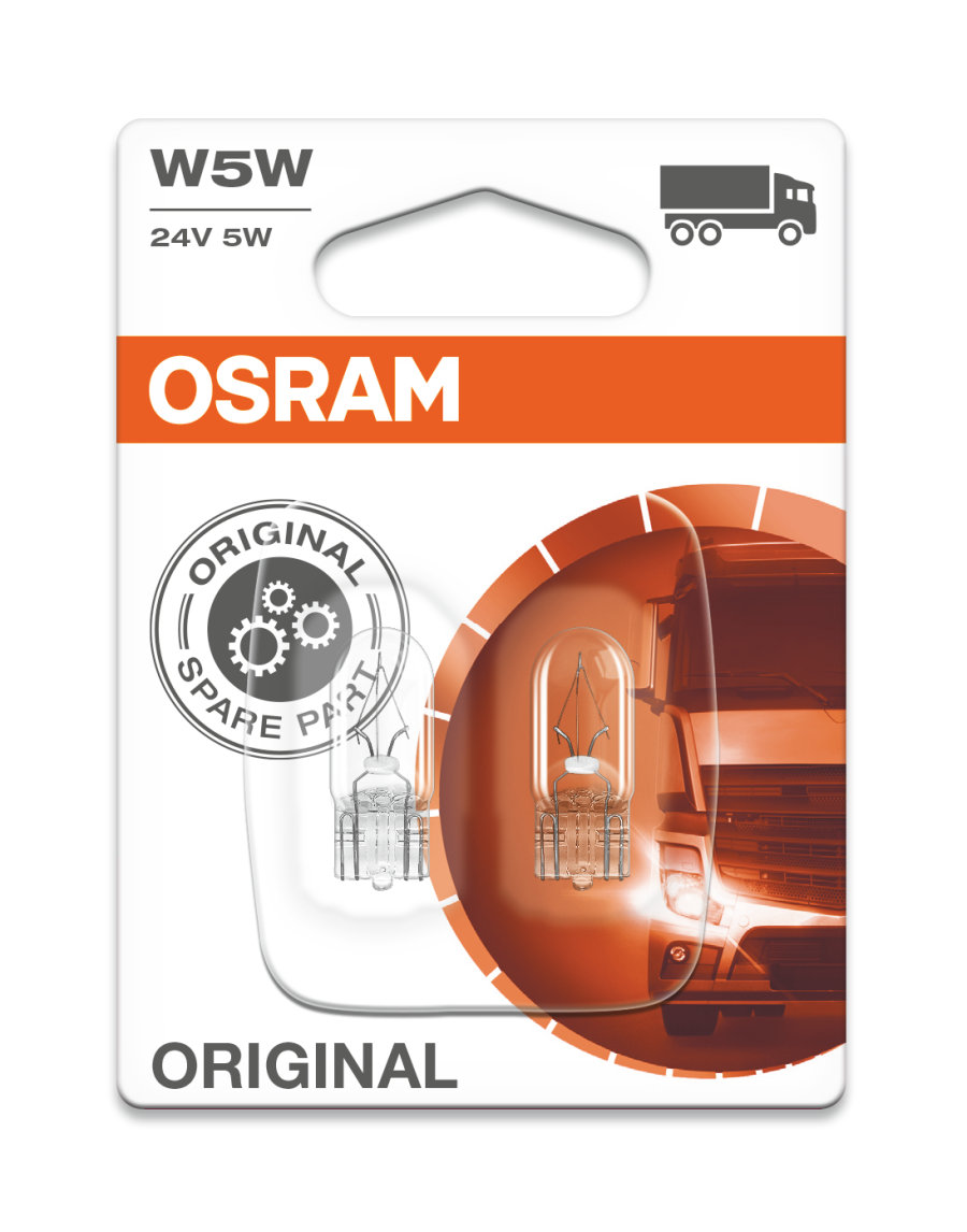 OSRAM Original W5W 24 V, 2 Stück - ATU