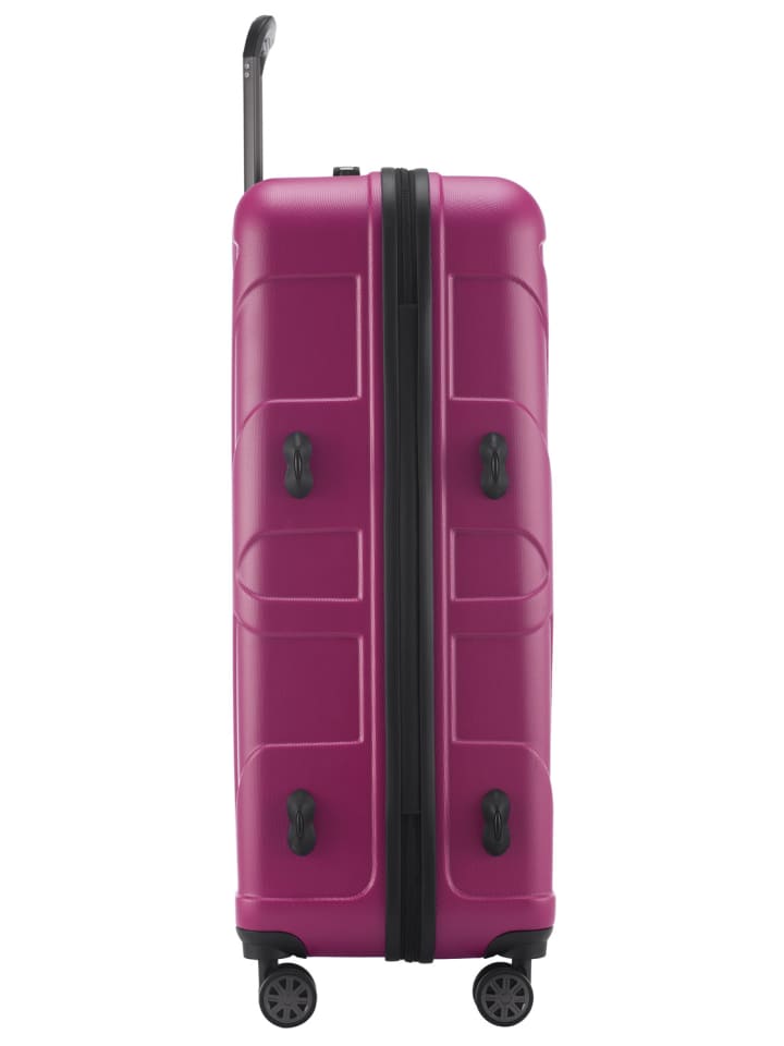 suitline mittelgroßer Hartschalen-Koffer Check-In Reisekoffer TSA 68L in Magenta günstig kaufen M