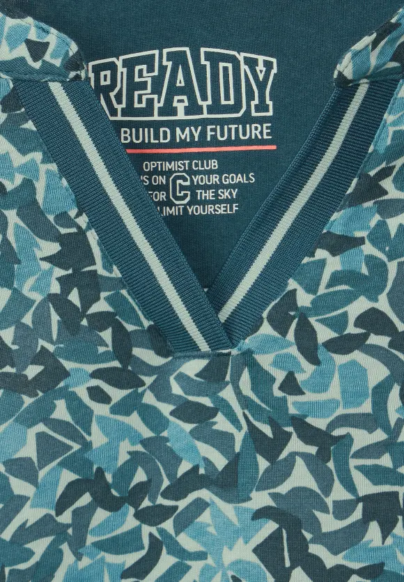 CECIL Tunikashirt mit Minimalprint