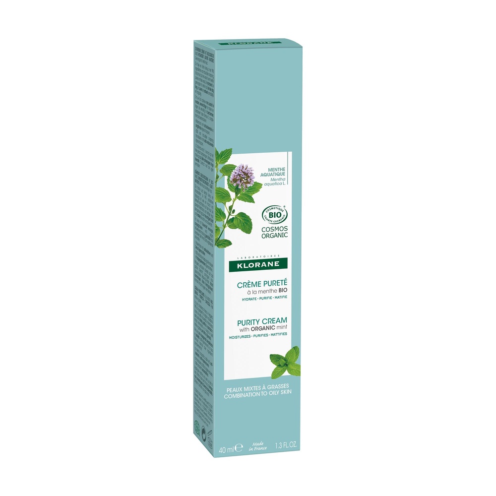 Klorane Menthe Aquatique - Crème pureté visage B io Soin visage