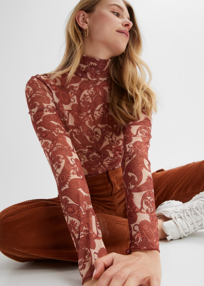 Bedrucktes Meshshirt