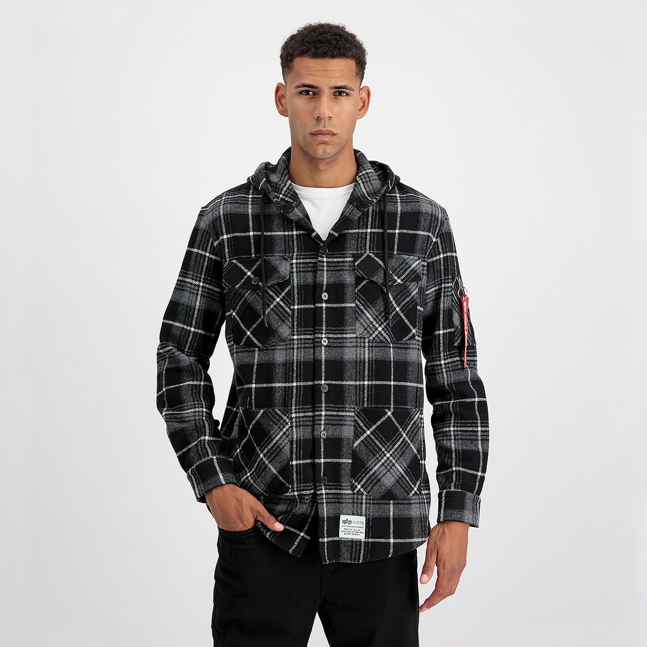 Flanell Hoody Shirt