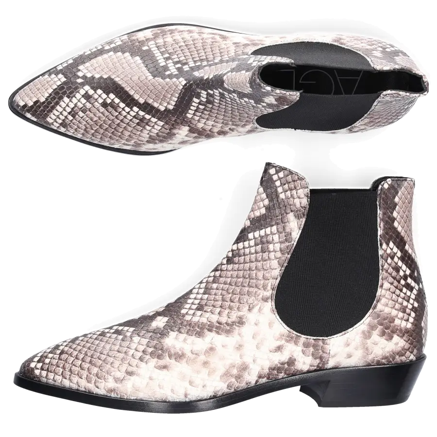AGL Attilio Giusti Leombruni - Chelsea Boots D530534 Kalbsleder - grau