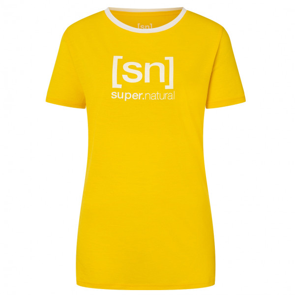 super.natural - Women's The Essential Logo Tee - Merinoshirt