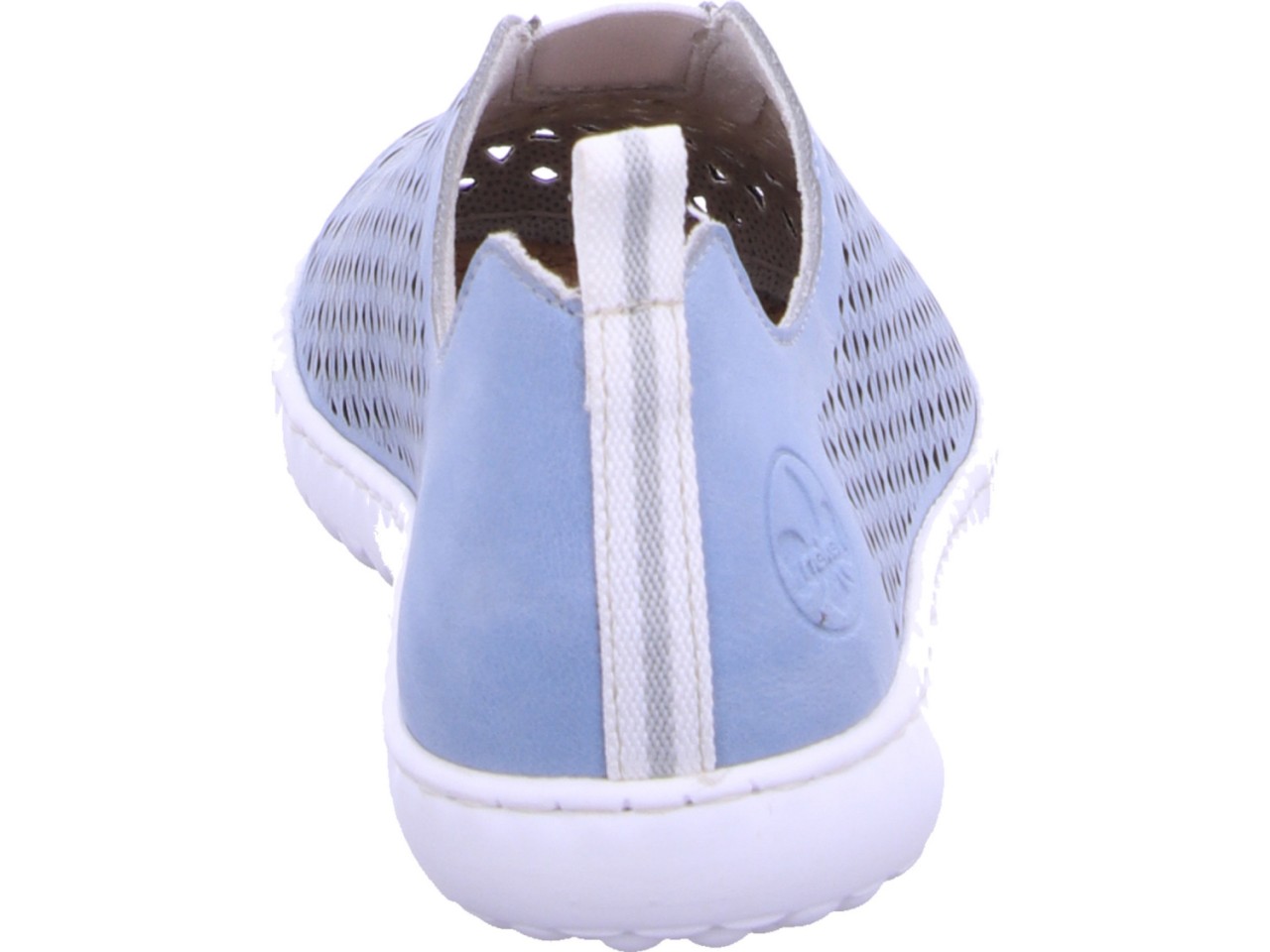 RIEKER Sportliche Slipper blau