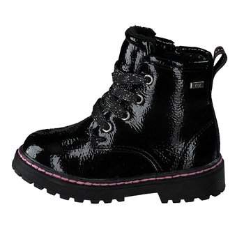 Tom Tailor Schnür Boots in schwarz