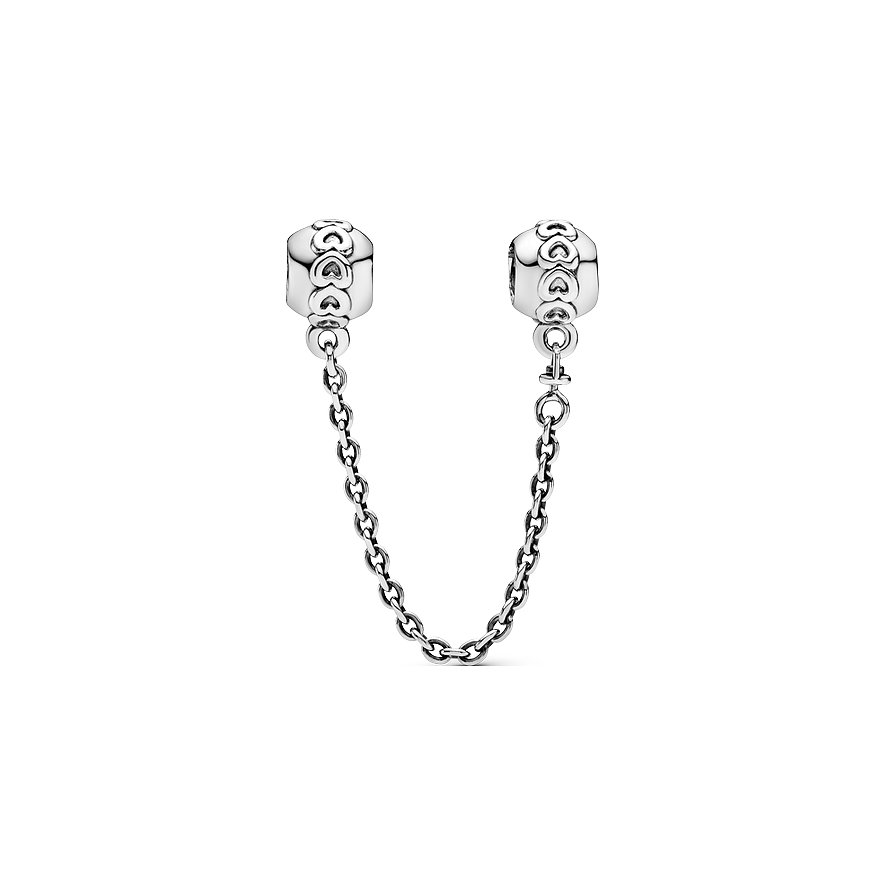 Pandora Charm Moments Gereihte Herzen Komfortkette