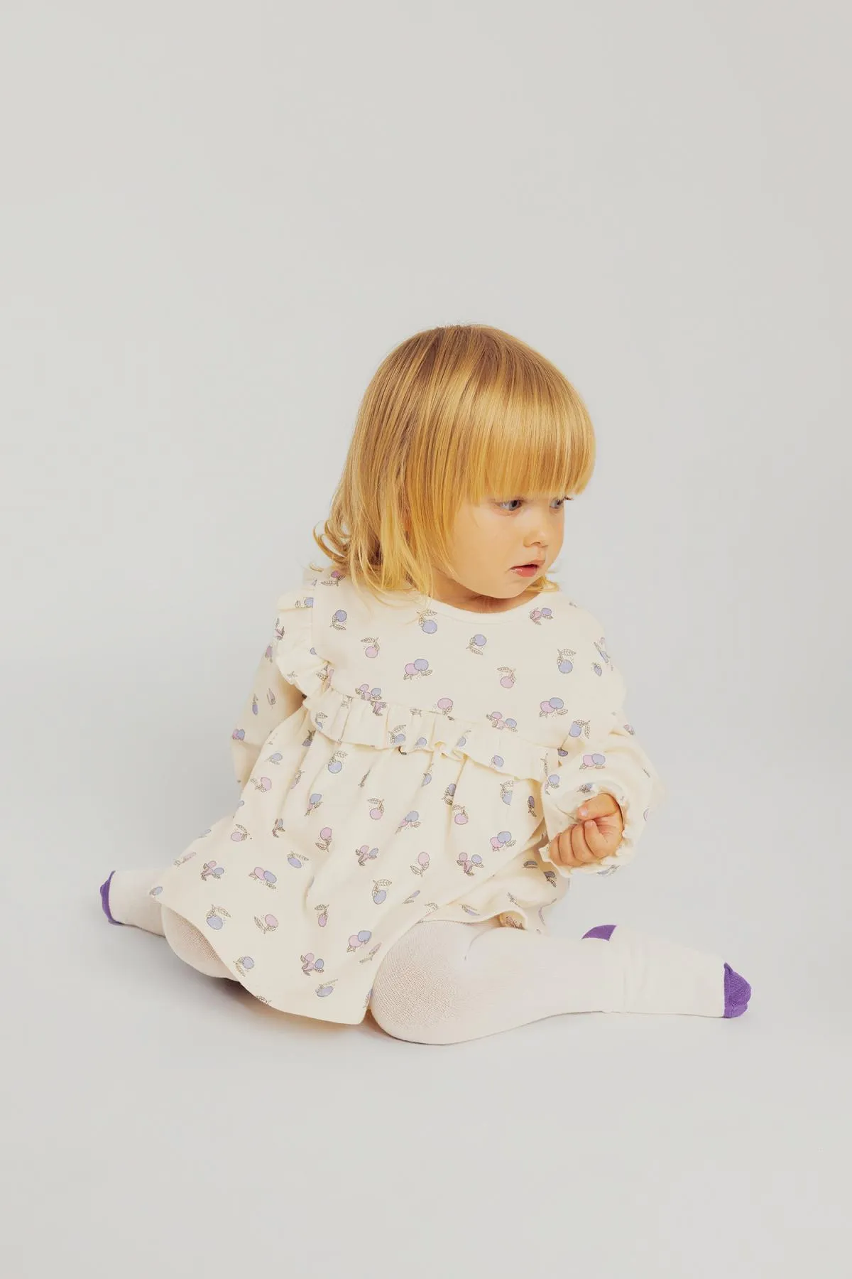 DeFacto  Gemusterter Langarm-Overall für Babys, Mädchen, Strumpfhosen, 2-teiliger Overall