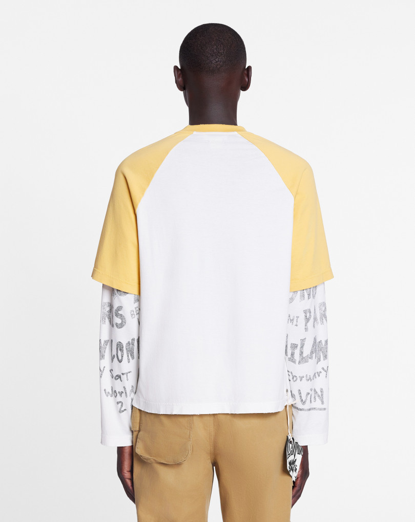 T-SHIRT À MANCHES LONGUES IMPRIMÉ LANVIN X FUTURE