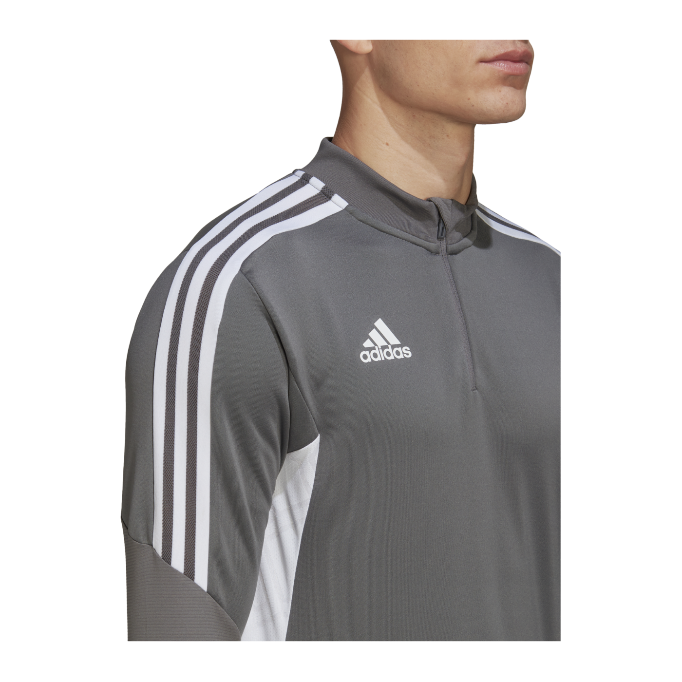 adidas Condivo 22 HalfZip Sweatshirt Grau Weiss