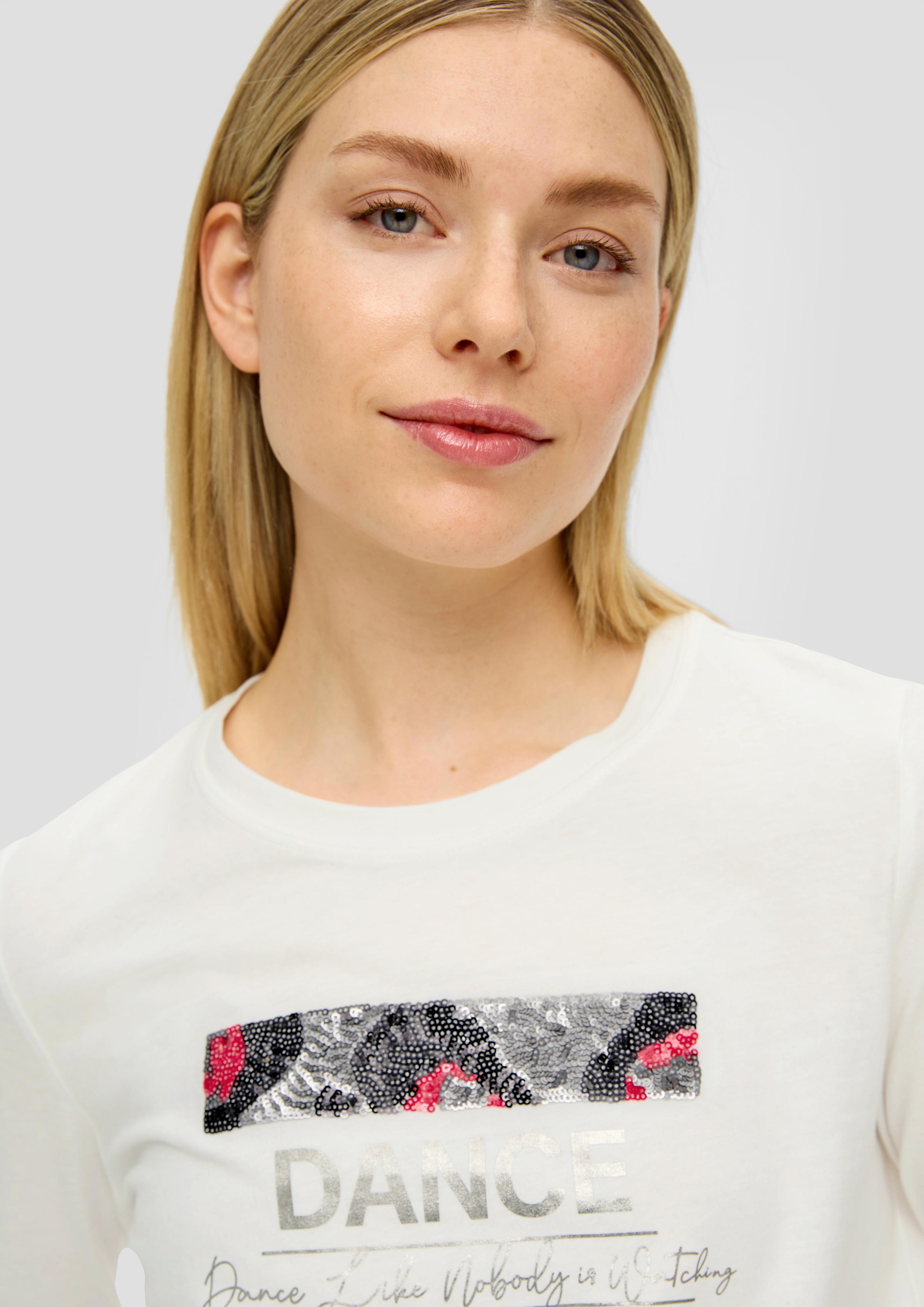 Longsleeve mit Pailletten  2138911-02D0