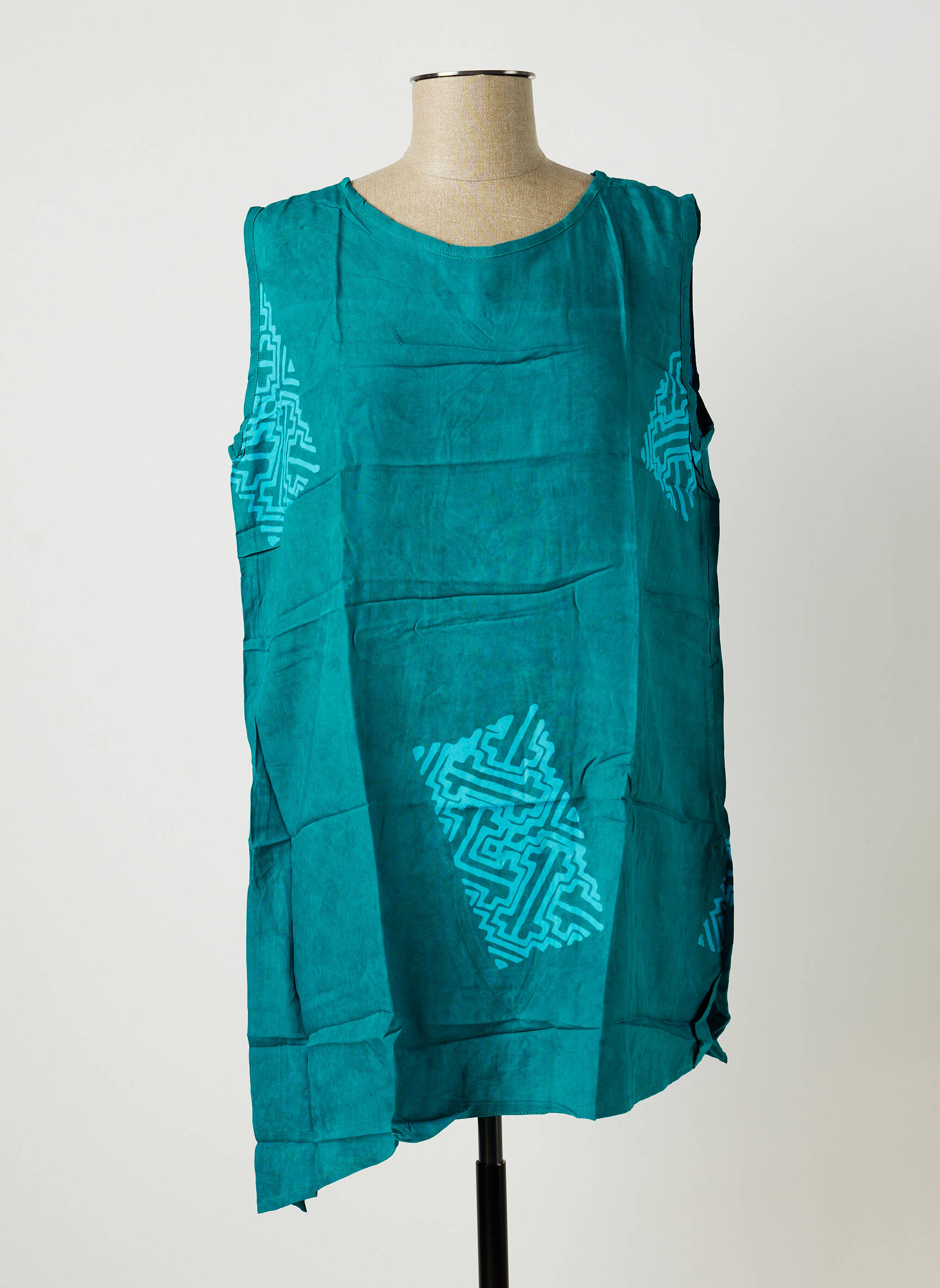 Dou Dou S Tuniquesansmanche Femme couleur vert