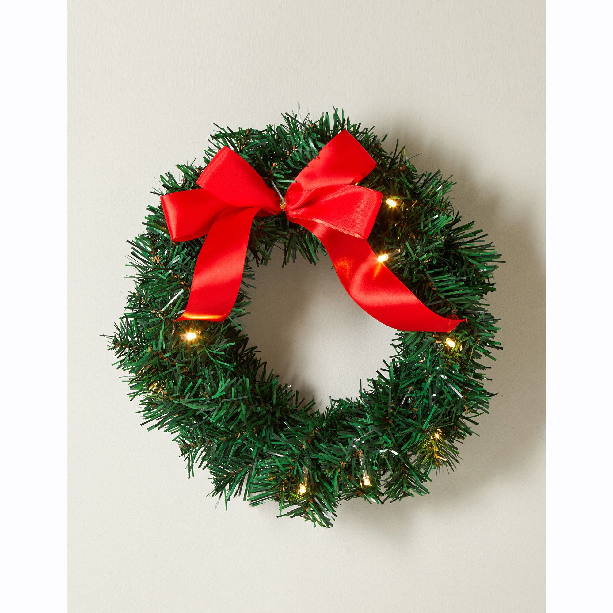 Couronne de Noël lumineuse