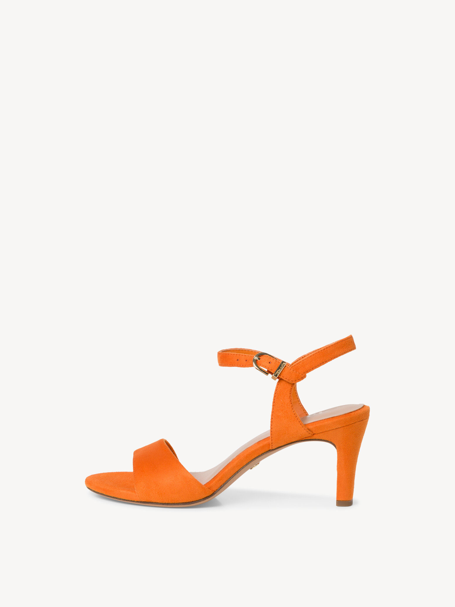 Sandale à talon - orange