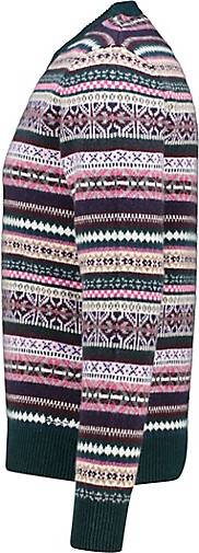 GANT Herren Pullover aus Lammwolle MULTI COLOUR FAIR ISLE C-NECK