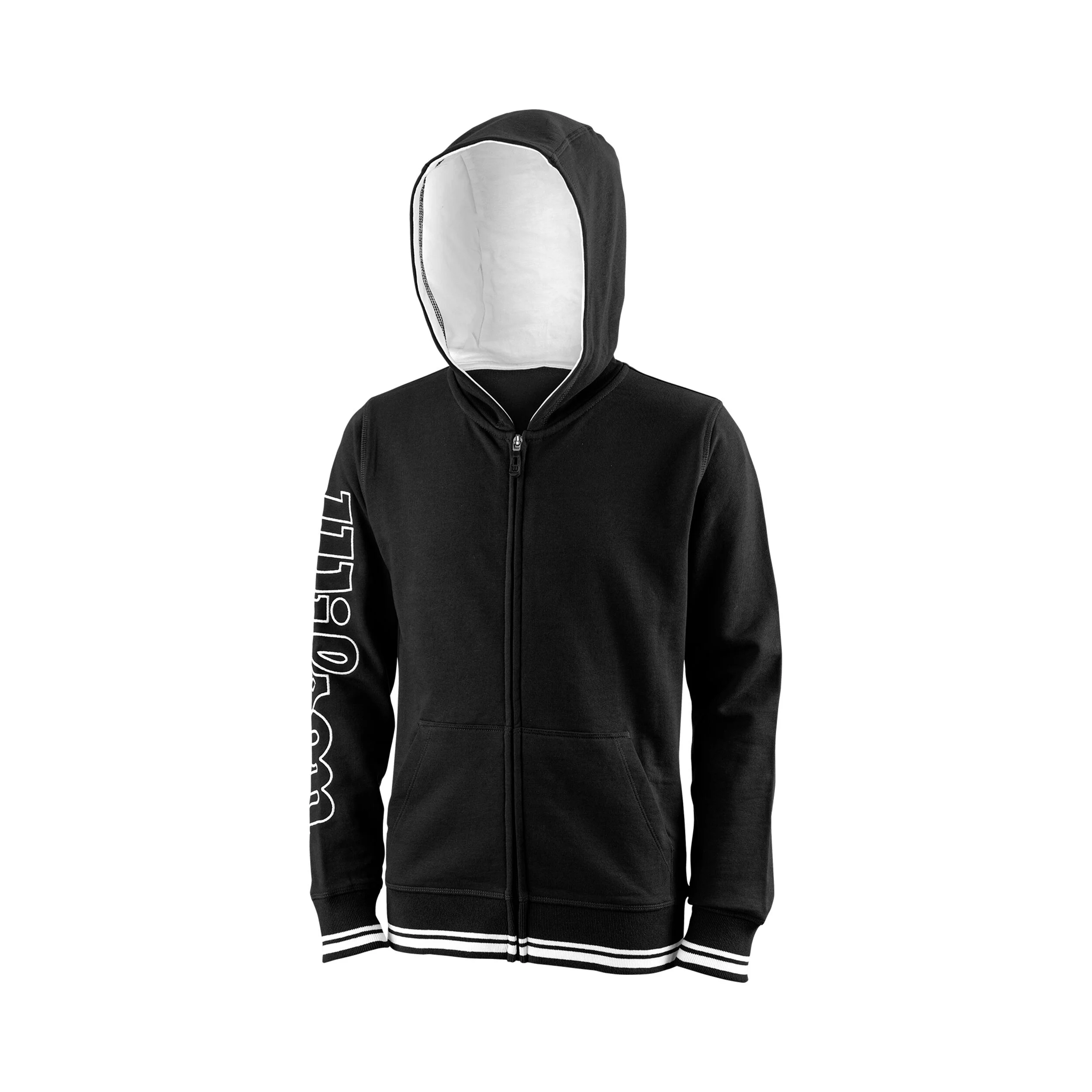Team Sweatjacke Jungen - Schwarz, Weiß