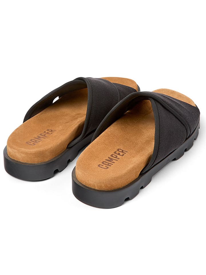 Camper Pantoletten in Schwarz günstig kaufen
