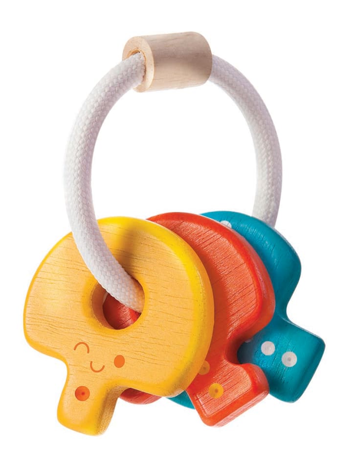 Plan Toys Rassel Babyschlüssel bunt ab 4 Monate günstig kaufen onesize