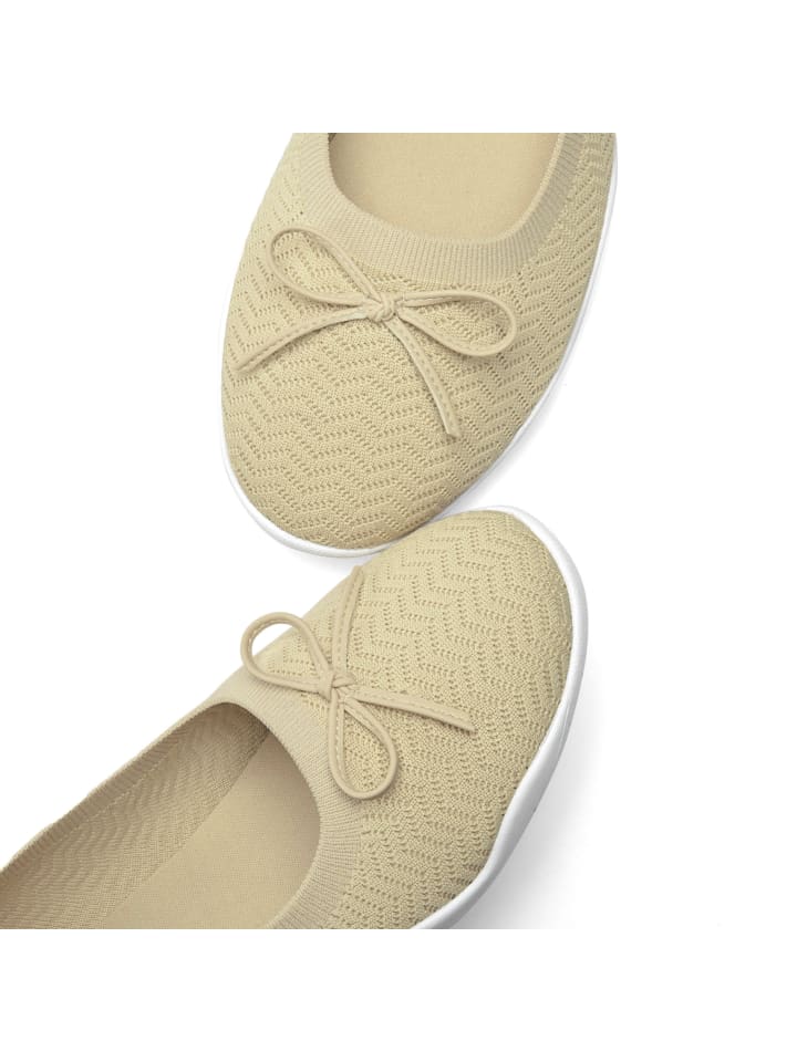 LASCANA Sneaker Ballerinas in beige günstig kaufen