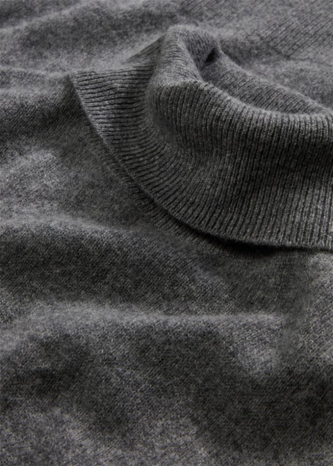 Premium Wollpullover mit Good Cashmere Standard®-Anteil, Rollkragen
