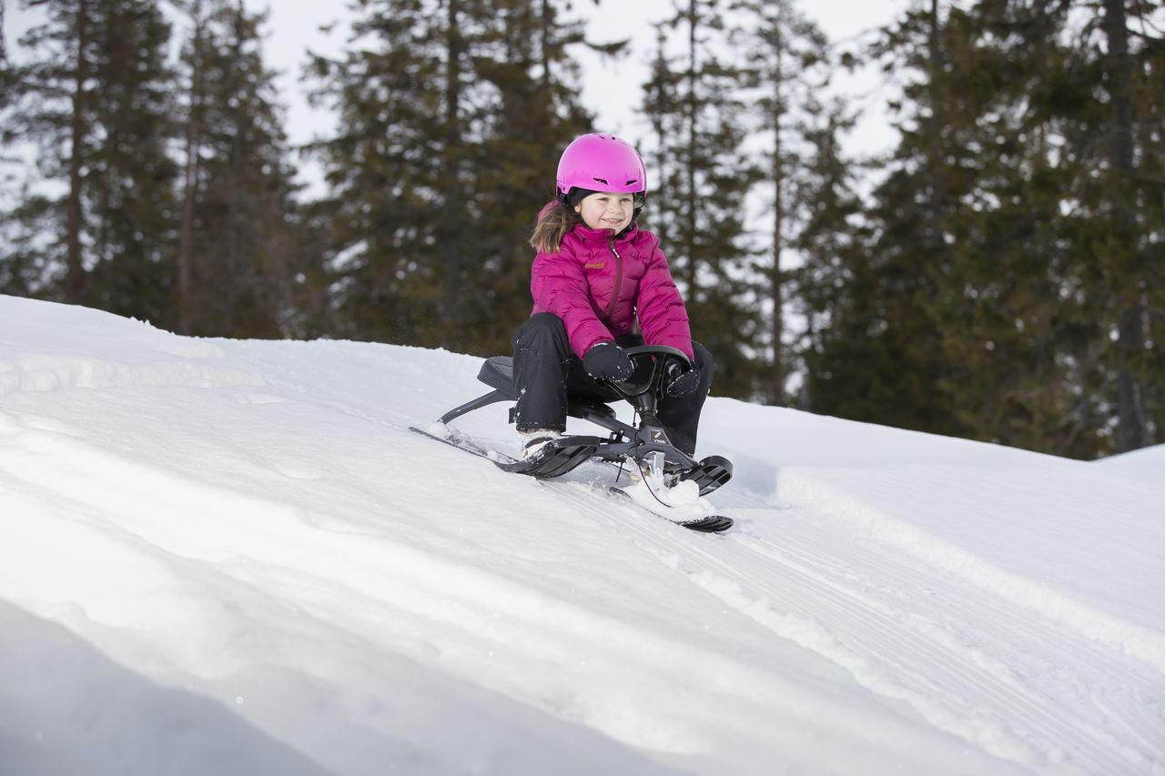 STIGA Snow Racer Iconic Lenkschlitten Grey
