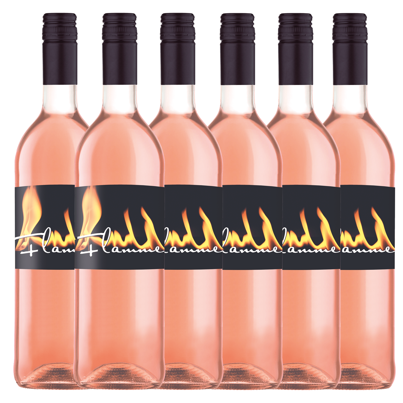 Württembergische WZG Bottwartaler Winzer Flamme Winzerglühwein rosé 0,75L 6er Karton