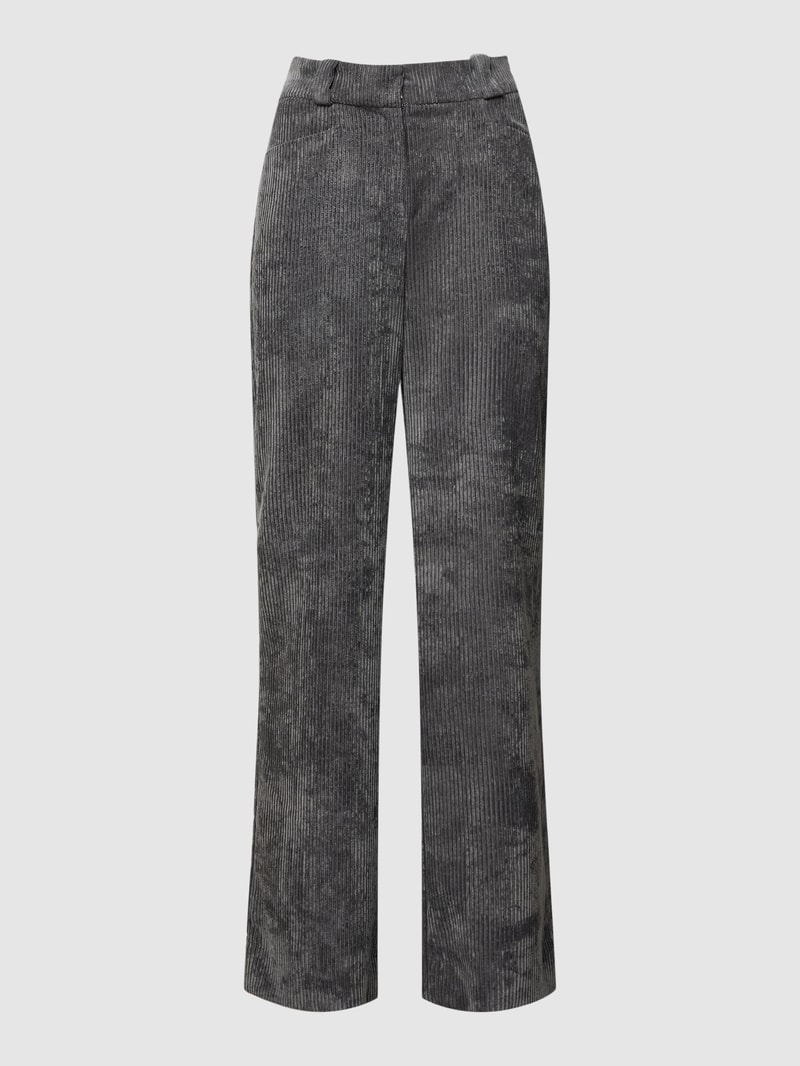 Cordhose mit Eingrifftaschen in anthrazit
