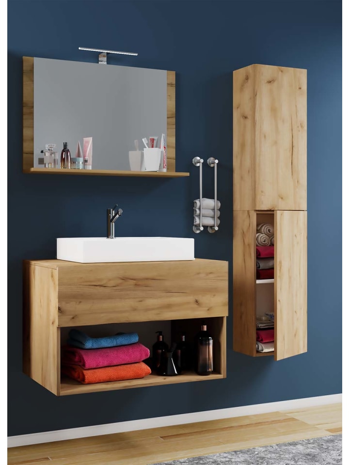 ebuy24 Badmöbelset LendasII80 Eiche 80 x 52 cm günstig kaufen onesize
