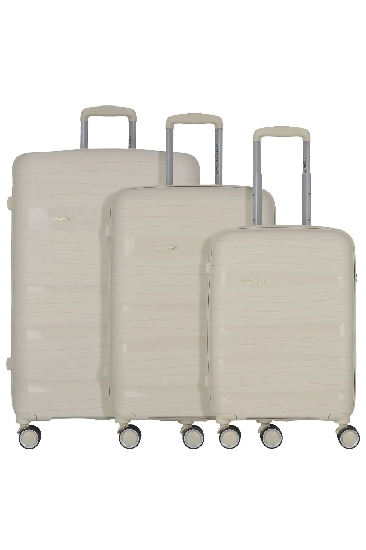Worldpack  Koffer - Beige - Unifarben