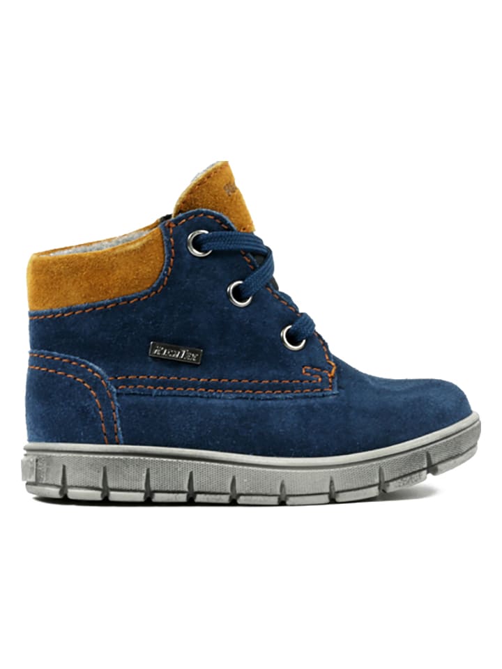 Richter Shoes Leder-Boots in Dunkelblau günstig kaufen