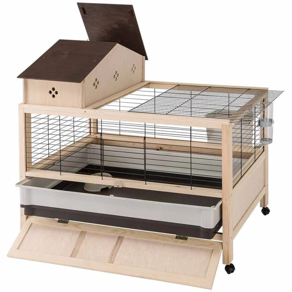 Ferplast Hühnerstall Kaninchenkäfig Arena 100 Plus 107 x 65 x 96 cm 57089817